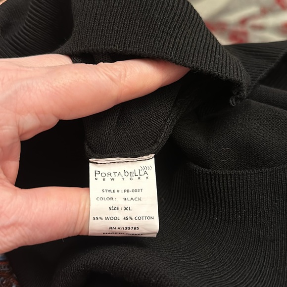 Porta bella New York-harman turtleneck men sweater . Size XL - Picture 5 of 5